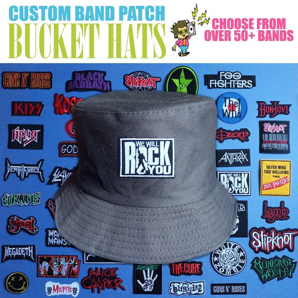 Custom Band Patch Bucket Hats - Picture 5 of 17